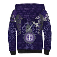 Vikings The Varangian Guard Sherpa Hoodie Ancient Chi Rho Symbols