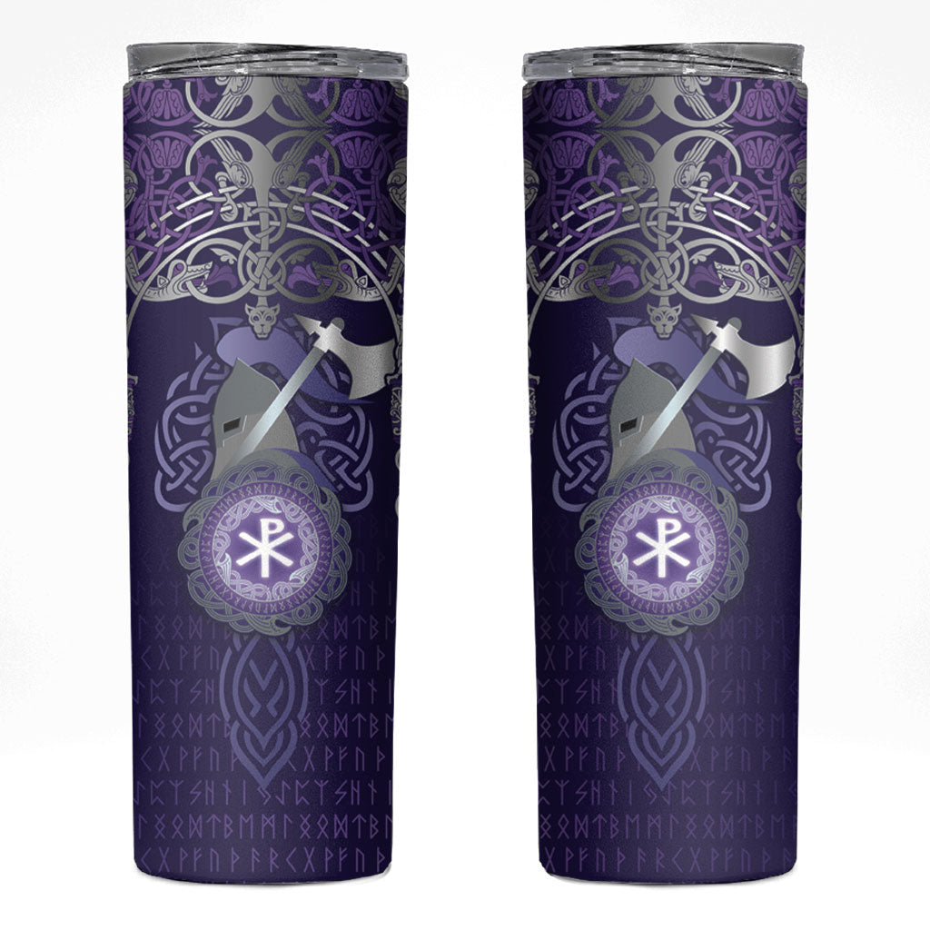 Vikings The Varangian Guard Skinny Tumbler Ancient Chi Rho Symbols