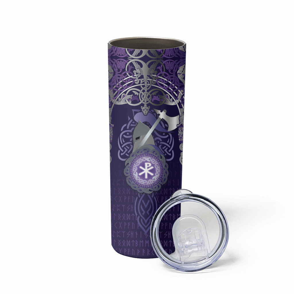 Vikings The Varangian Guard Skinny Tumbler Ancient Chi Rho Symbols