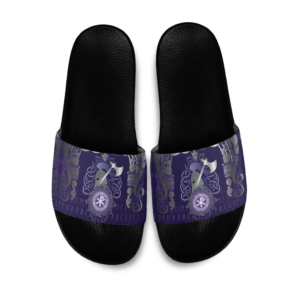 Vikings The Varangian Guard Slide Sandals Ancient Chi Rho Symbols