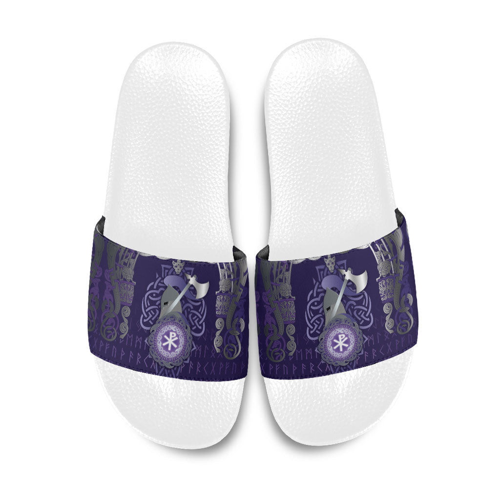 Vikings The Varangian Guard Slide Sandals Ancient Chi Rho Symbols