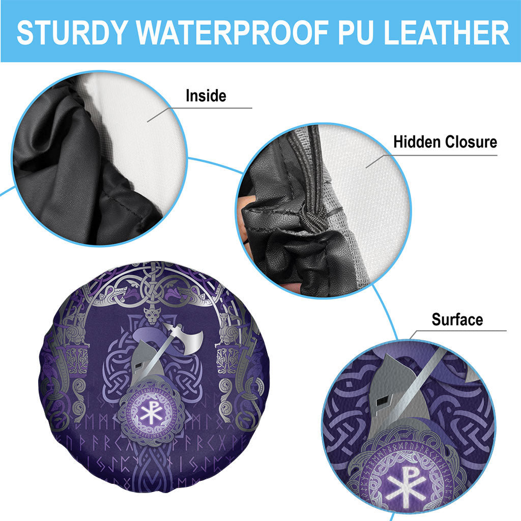 Vikings The Varangian Guard Spare Tire Cover Ancient Chi Rho Symbols