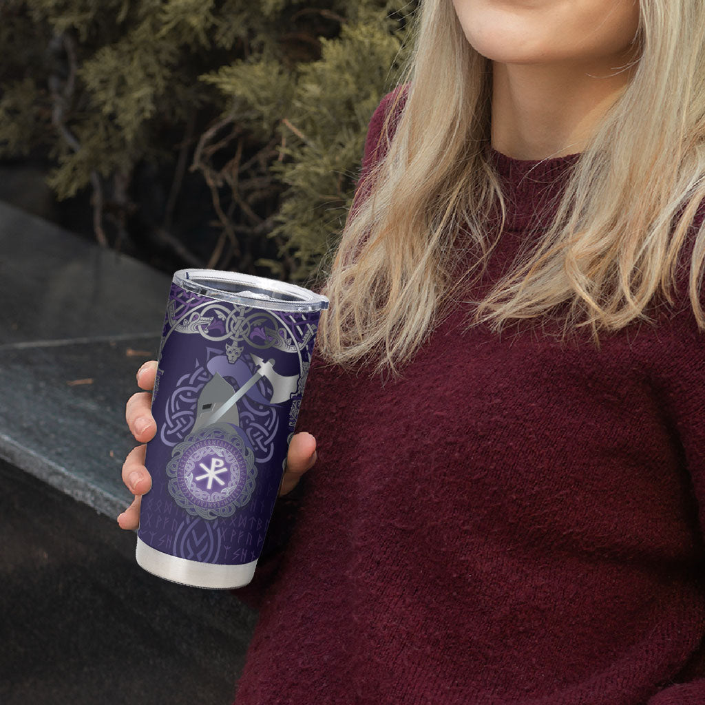 Vikings The Varangian Guard Tumbler Cup Ancient Chi Rho Symbols