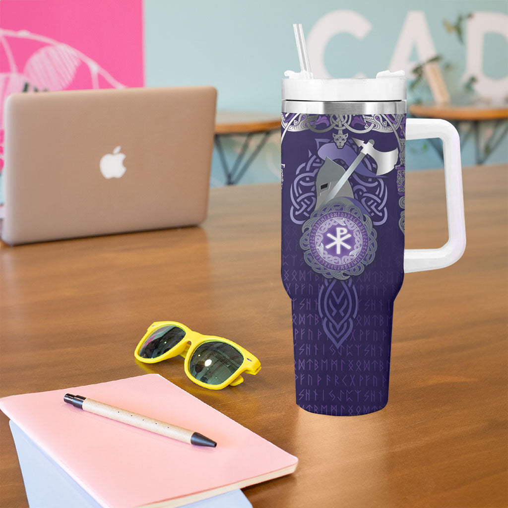 Vikings The Varangian Guard Tumbler With Handle Ancient Chi Rho Symbols