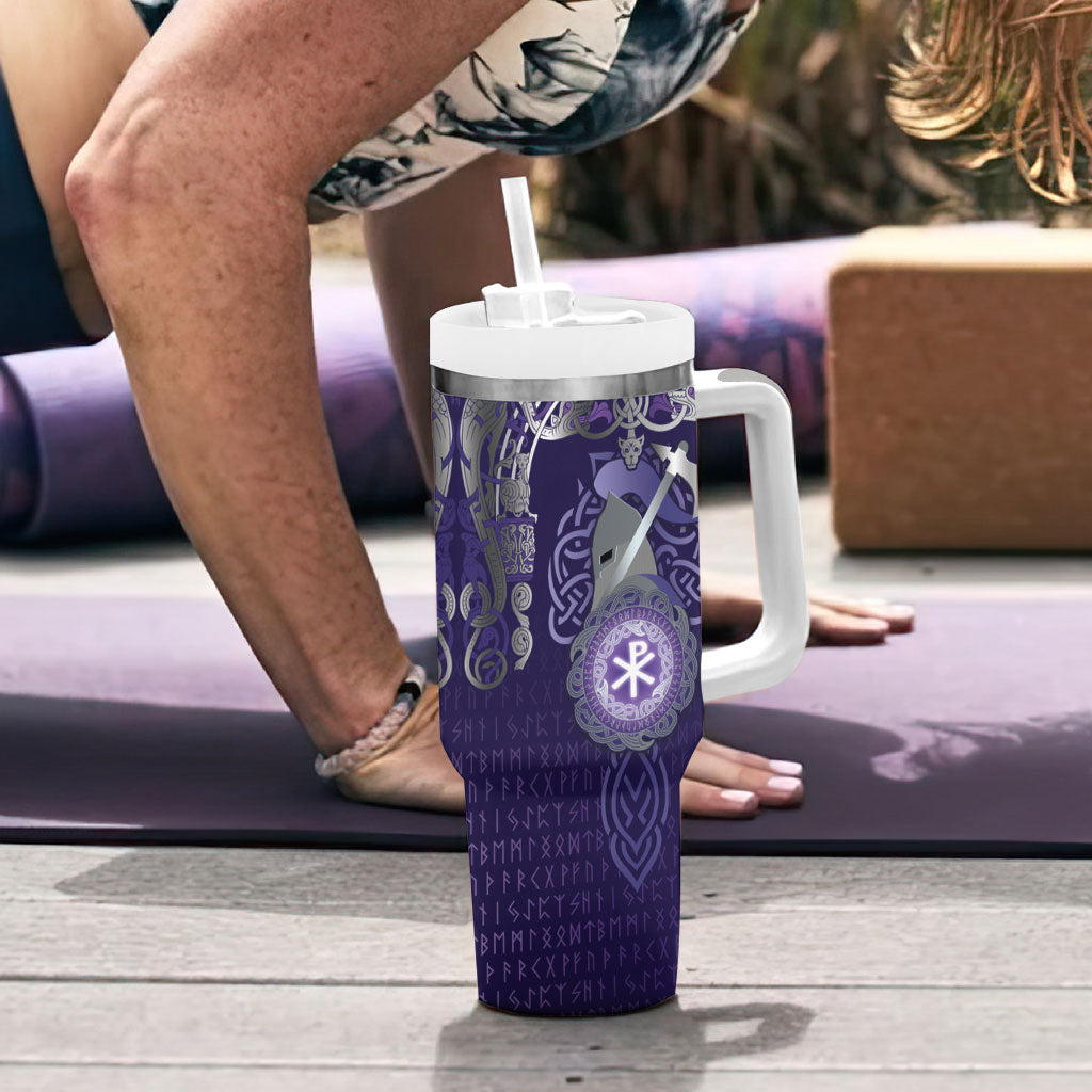 Vikings The Varangian Guard Tumbler With Handle Ancient Chi Rho Symbols
