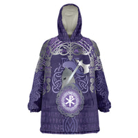 Vikings The Varangian Guard Wearable Blanket Hoodie Ancient Chi Rho Symbols