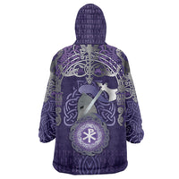 Vikings The Varangian Guard Wearable Blanket Hoodie Ancient Chi Rho Symbols