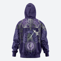 Vikings The Varangian Guard Zip Hoodie Ancient Chi Rho Symbols