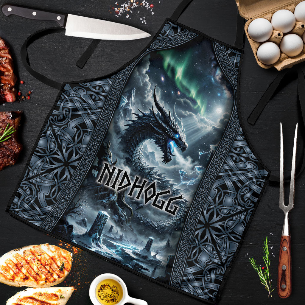 Dark Vikings Apron Norse Dragon Nidhogg