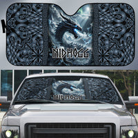 Dark Vikings Auto Sun Shade Norse Dragon Nidhogg