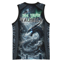 Dark Vikings Basketball Jersey Norse Dragon Nidhogg