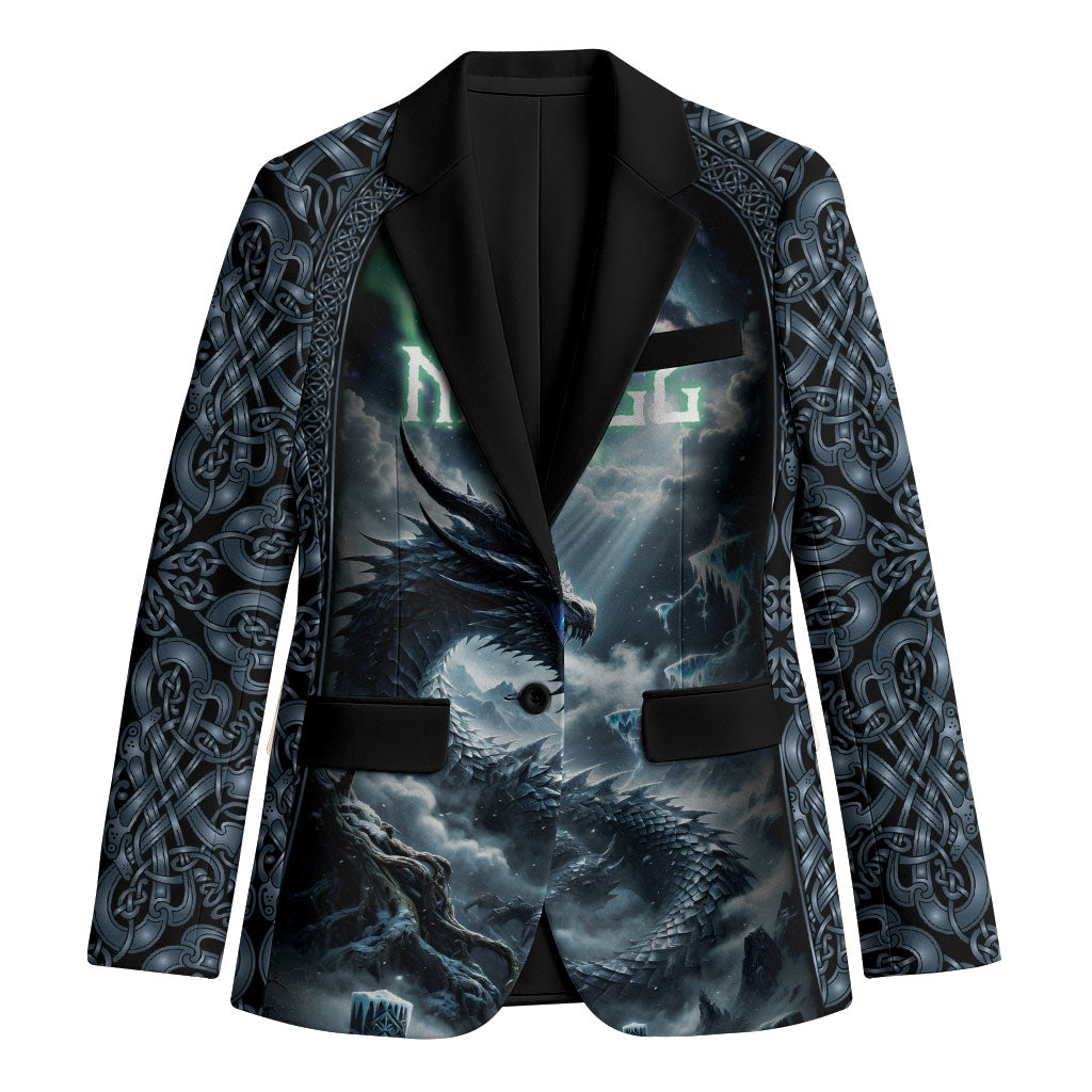 Dark Vikings Blazer Norse Dragon Nidhogg
