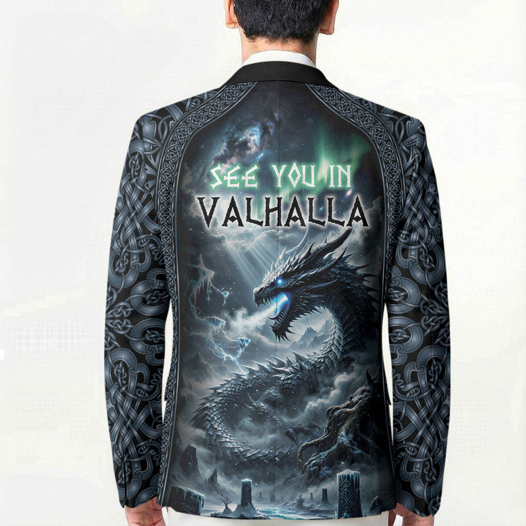 Dark Vikings Blazer Norse Dragon Nidhogg