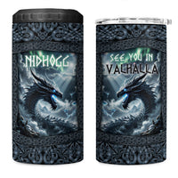Dark Vikings 4 in 1 Can Cooler Tumbler Norse Dragon Nidhogg
