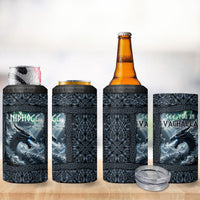 Dark Vikings 4 in 1 Can Cooler Tumbler Norse Dragon Nidhogg