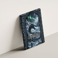 Dark Vikings Canvas Wall Art Norse Dragon Nidhogg