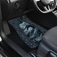 Dark Vikings Car Mats Norse Dragon Nidhogg