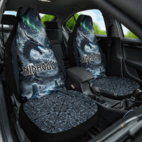 Dark Vikings Car Seat Cover Norse Dragon Nidhogg