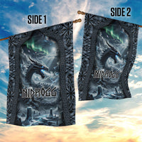 Dark Vikings Garden Flag Norse Dragon Nidhogg