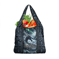Dark Vikings Grocery Bag Norse Dragon Nidhogg