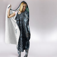 Dark Vikings Hooded Blanket Norse Dragon Nidhogg