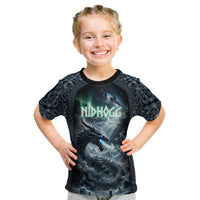 Dark Vikings Kid T Shirt Norse Dragon Nidhogg