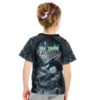 Dark Vikings Kid T Shirt Norse Dragon Nidhogg
