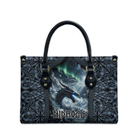 Dark Vikings Leather Bag Norse Dragon Nidhogg