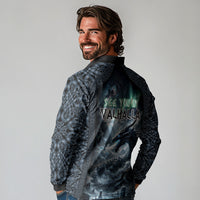 Dark Vikings Long Sleeve Polo Shirt Norse Dragon Nidhogg