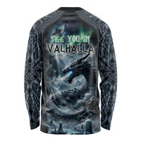 Dark Vikings Long Sleeve Shirt Norse Dragon Nidhogg