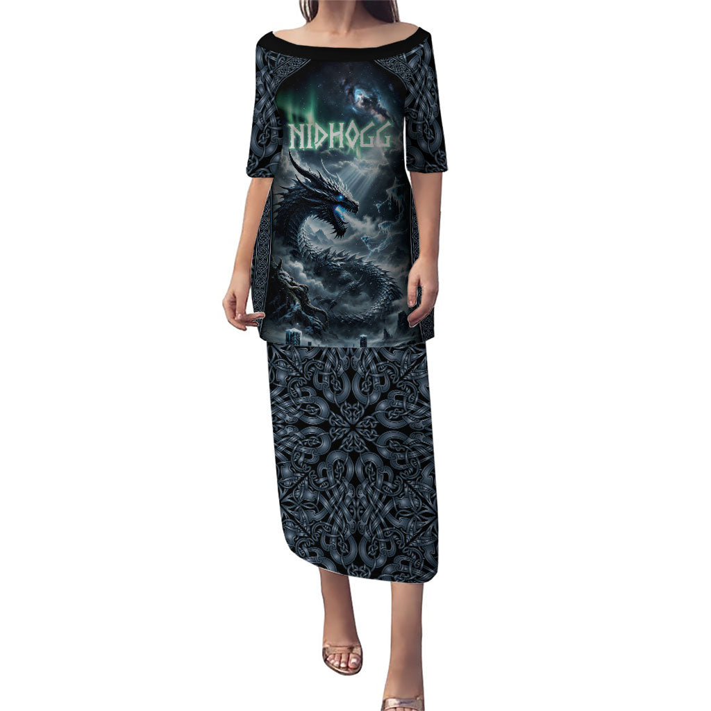 Dark Vikings Puletasi Norse Dragon Nidhogg