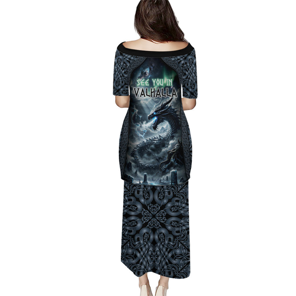 Dark Vikings Puletasi Norse Dragon Nidhogg