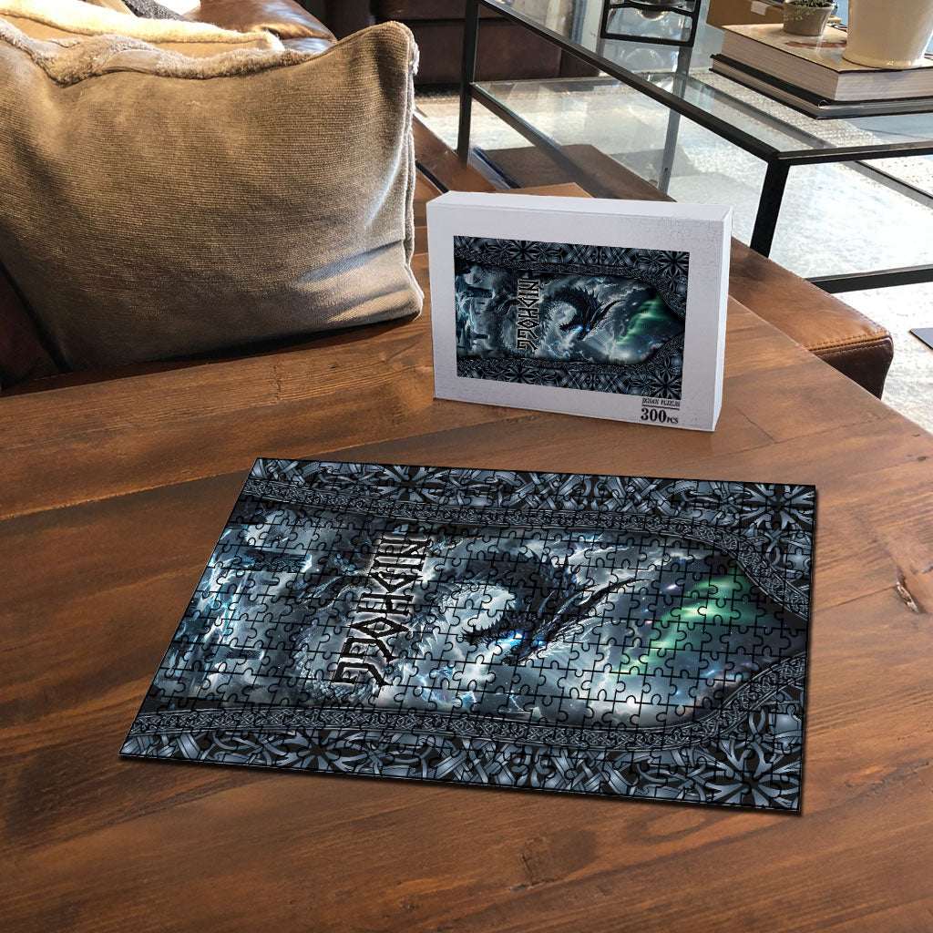 Dark Vikings Puzzle Norse Dragon Nidhogg