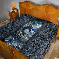 Dark Vikings Quilt Norse Dragon Nidhogg