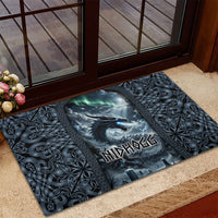 Dark Vikings Rubber Doormat Norse Dragon Nidhogg