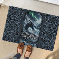 Dark Vikings Rubber Doormat Norse Dragon Nidhogg