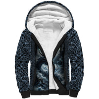 Dark Vikings Sherpa Hoodie Norse Dragon Nidhogg