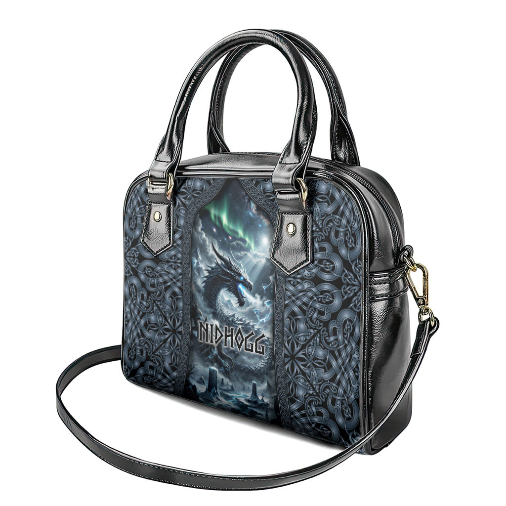 Dark Vikings Shoulder Handbag Norse Dragon Nidhogg