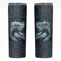 Dark Vikings Skinny Tumbler Norse Dragon Nidhogg