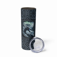 Dark Vikings Skinny Tumbler Norse Dragon Nidhogg