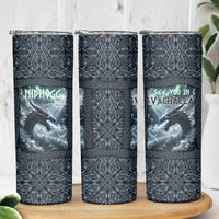Dark Vikings Skinny Tumbler Norse Dragon Nidhogg
