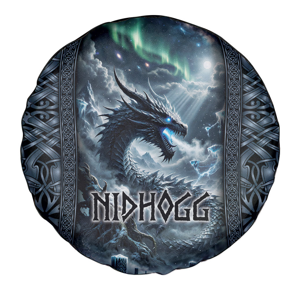 Dark Vikings Spare Tire Cover Norse Dragon Nidhogg