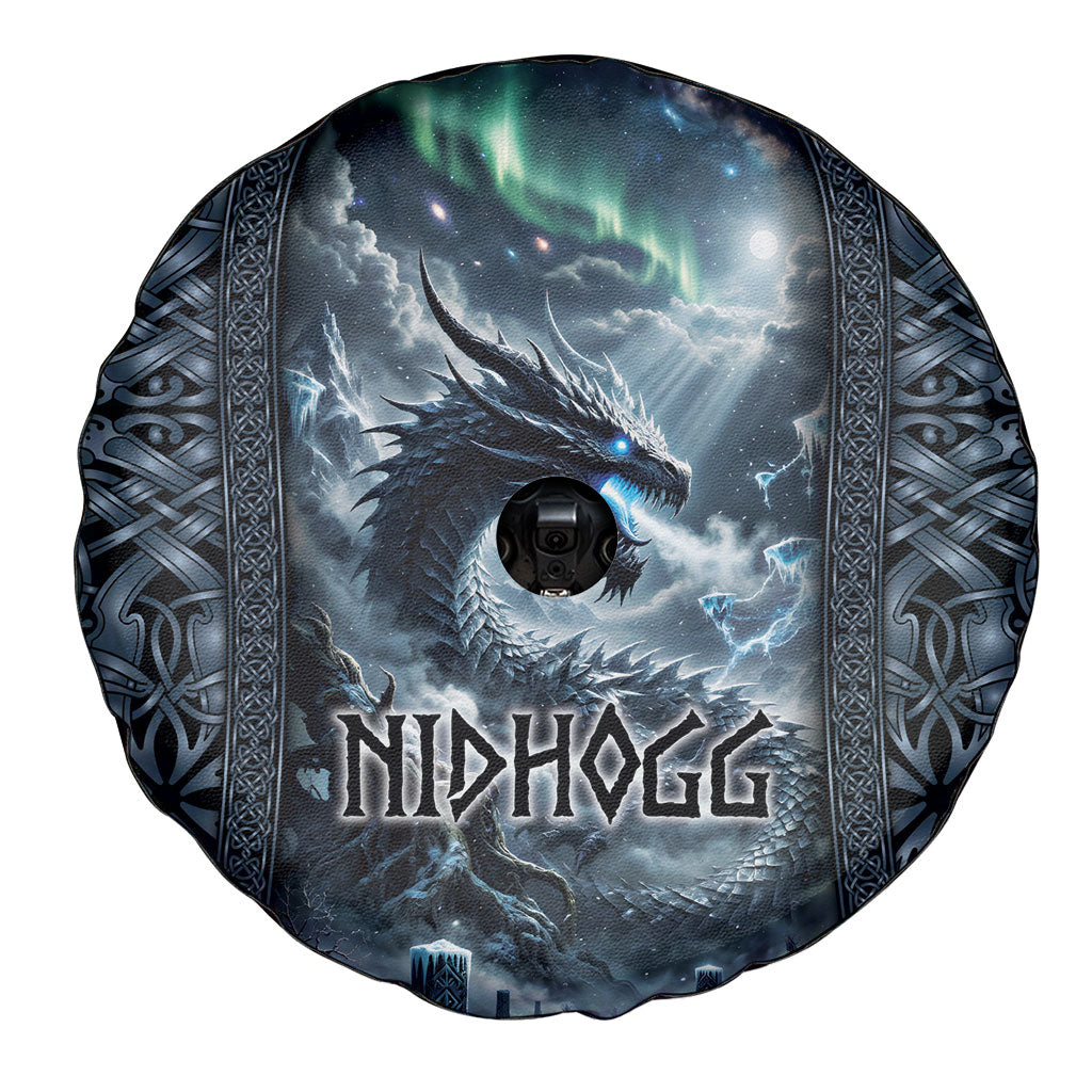 Dark Vikings Spare Tire Cover Norse Dragon Nidhogg