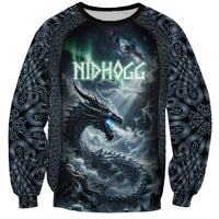 Dark Vikings Sweatshirt Norse Dragon Nidhogg