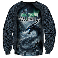 Dark Vikings Sweatshirt Norse Dragon Nidhogg