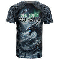 Dark Vikings T Shirt Norse Dragon Nidhogg