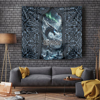 Dark Vikings Tapestry Norse Dragon Nidhogg