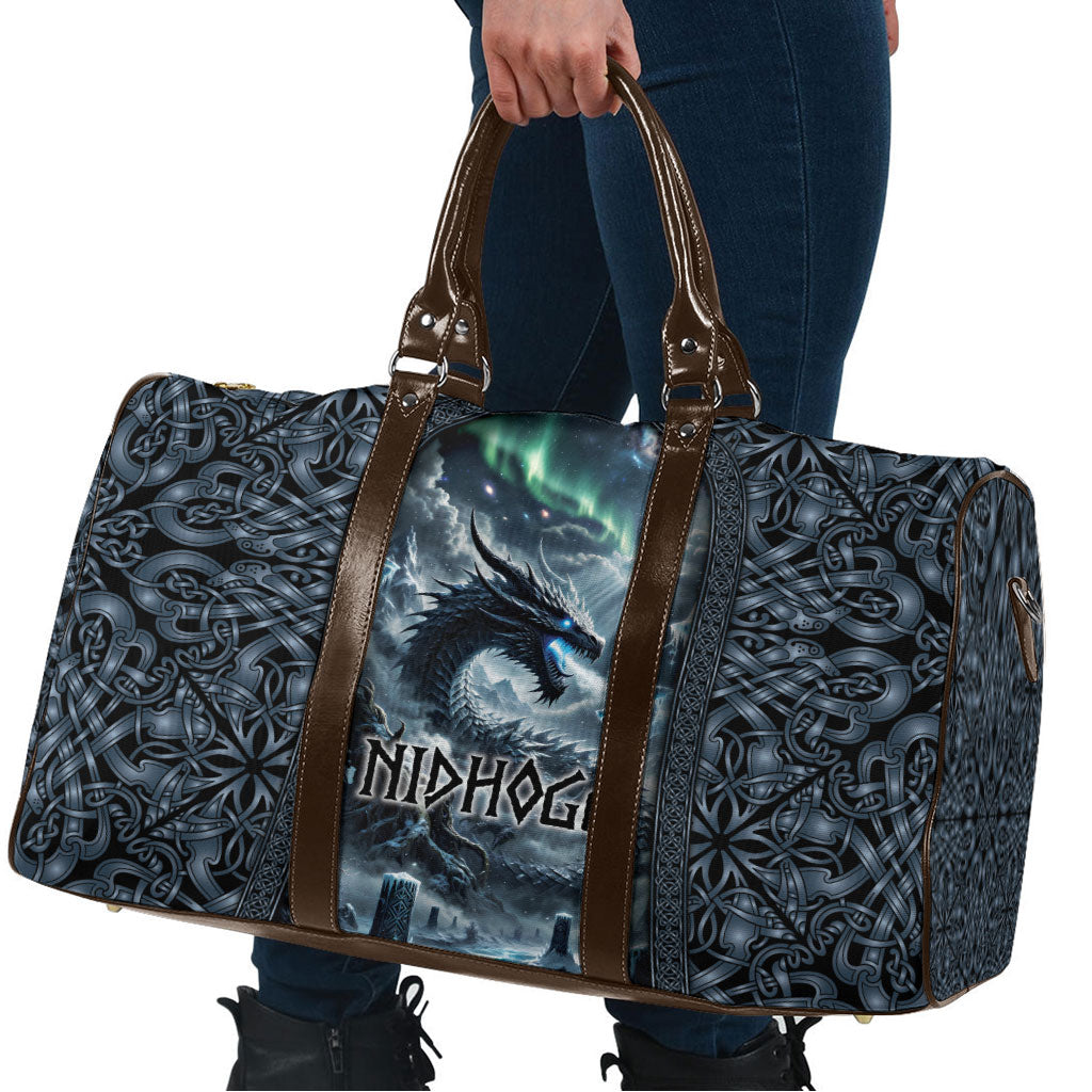 Dark Vikings Travel Bag Norse Dragon Nidhogg