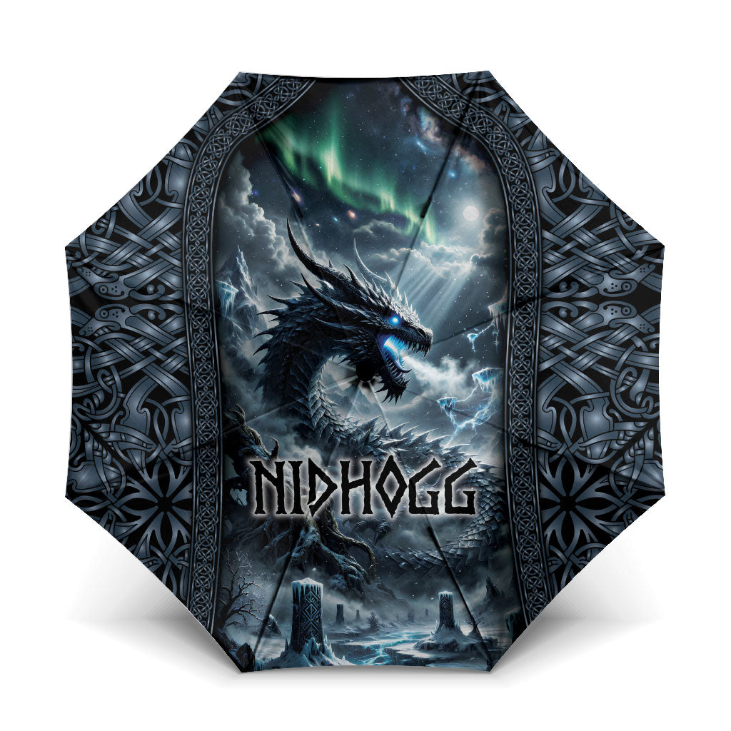 Dark Vikings Umbrella Norse Dragon Nidhogg