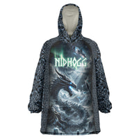 Dark Vikings Wearable Blanket Hoodie Norse Dragon Nidhogg